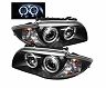 Spyder BMW E87 1-Series 08-11 Projector Headlights LED Halo Black High H1 Low H7 PRO-YD-BMWE87-HL-BK for Bmw 135i / 128i