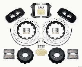 Wilwood AERO6 Front Hat Kit 15.00 Drilled 2007-2011 BMW E90 Series w/Lines for BMW 1-Series E