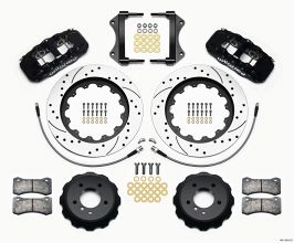 Wilwood AERO6 Front Hat Kit 15.00 Drilled 2007-2011 BMW E90 Series w/Lines for BMW 1-Series E