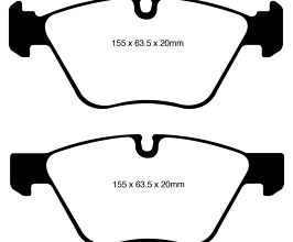 EBC 08-10 BMW 128 3.0 Redstuff Front Brake Pads for BMW 1-Series E