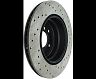 StopTech StopTech Sport Cross Drilled Brake Rotor - Front Left for Bmw 135is / 135i Base