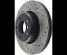 StopTech StopTech Sport Cross Drilled Brake Rotor - Front Right for Bmw 135is / 135i Base