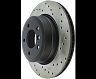 StopTech StopTech Sport Cross Drilled Brake Rotor - Rear Left for Bmw 135is / 135i Base
