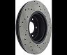 StopTech StopTech Sport Cross Drilled Brake Rotor - Rear Left for Bmw 135is / 135i Base