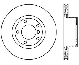 StopTech StopTech Power Slot 08-09 BMW 128i / 06 325 / 01-09/07 328 Front Left Drilled & Slotted Rotor for BMW 1-Series E
