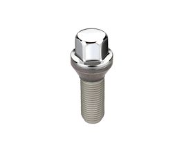 McGard Hex Lug Bolt (Cone Seat) M12X1.5 / 17mm Hex / 25.5mm Shank Length (Box of 50) - Chrome for BMW 1-Series E