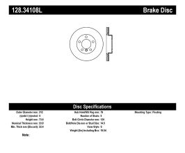 StopTech StopTech Drilled Sport Brake Rotor for BMW 2-Series F