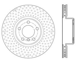 StopTech StopTech BMW 12-15 335i / 2014 428i / 2015 235i/228i Front Left Slotted & Drilled Sport Brake Rotor for BMW 2-Series F