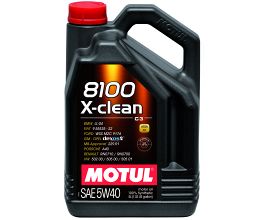 Motul 5L Synthetic Engine Oil 8100 5W40 X-CLEAN C3 -505 01-502 00-505 00-LL04 for BMW 3-Series E