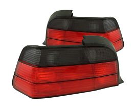 Anzo 1992-1998 BMW 3 Series E36 Coupe/Convertable Taillights Red/Smoke for BMW 3-Series E