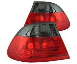 Anzo 2000-2003 BMW 3 Series E46 Taillights Red/Smoke - Outer for BMW 3-Series E