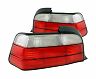 Anzo 1992-1998 BMW 3 Series E36 Coupe/Convertable Taillights Red/Clear