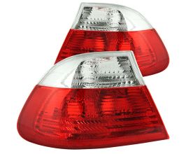 Anzo 2000-2003 BMW 3 Series E46 Taillights Red/Clear for BMW 3-Series E