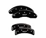 MGP Caliper Covers 4 Caliper Covers Engraved Front & Rear Black Finish Silver Characters 1992 BMW 318is for Bmw 325i / 325is / 318is