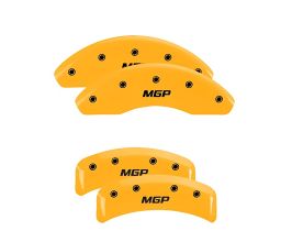 MGP Caliper Covers 4 Caliper Covers Engraved Front & Rear Yellow Finish Black Characters 1991 BMW 325 for BMW 3-Series E