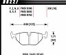 HAWK 92-95 BMW 325iS HT-10 Race Rear Brake Pads for Bmw 328i / 325i / 318ti / 318i / 328is / 325is / 323is / 318is