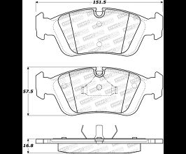 StopTech StopTech Street Brake Pads - Front for BMW 3-Series E