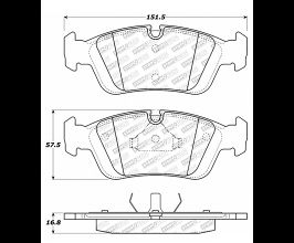 StopTech StopTech Street Select Brake Pads - Rear for BMW 3-Series E