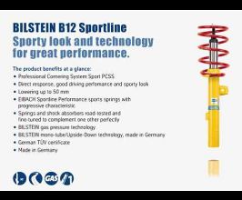BILSTEIN B12 1999 BMW 328i Base Convertible Front and Rear Suspension Kit for BMW 3-Series E