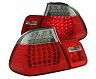 Anzo 1999-2001 BMW 3 Series E46 LED Taillights Red/Clear 4pc