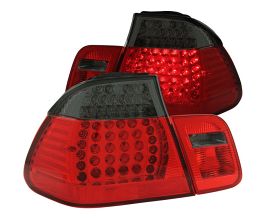 Anzo 1999-2001 BMW 3 Series E46 LED Taillights Red/Smoke 2pc for BMW 3-Series E4