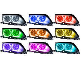 Oracle Lighting 02-05 BMW 3 Series SMD HL - Black - ColorSHIFT for BMW 3-Series E4