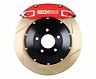 StopTech StopTech BBK 07-09 BMW 335i/335d Rear 345x28 Zinc Slotted 2pc Rotors ST-40 Red Calipers for Bmw 330Ci
