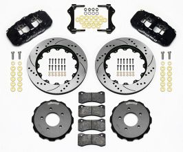Wilwood AERO6 Front Hat Kit 14.00 Drilled 99-06 BMW E46 for BMW 3-Series E4