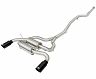 aFe Power MACHForce XP SS-304 Black Tip 2.5in Dia Cat Back Exhaust 12-14 BMW 335i (F30) 3.0L (t) for Bmw 335i xDrive / 335is
