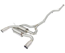 aFe Power MACHForce XP SS-304 Polish Tip 2.5in Dia Cat Back Exhaust 12-14 BMW 335i (F30) 3.0L (t) for BMW 3-Series E9