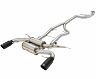 aFe Power MACHForce XP SS-304 Black Tip 3.0in-2.5in Dia Cat Back Exhaust 11-13 BMW 335i (E90/E92) 3.0L for Bmw 335i / 335i xDrive Base