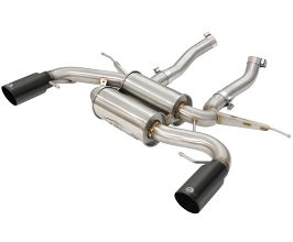 aFe Power MACHForce XP 2.5in Axle Back Stainless Exhaust w/ Black Tips 07-13 BMW 335i 3.0L L6 (E90/92) N55 for BMW 3-Series E9