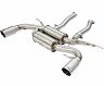 aFe Power MACHForce XP 2.5in Axle Back Stainless Exhaust w/ Polished Tips 07-13 BMW 335i 3.0L L6 (E90/92) for Bmw 335i / 335i xDrive / 335xi / 335is Base