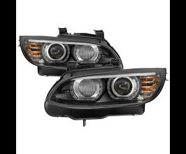 Spyder 08-10 BMW F92 3 Series Projector Headlights - LED DRL - Black (PRO-YD-BMWE9208-DRL-BK) for BMW 3-Series E9