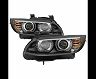 Spyder 08-10 BMW F92 3 Series Projector Headlights - LED DRL - Black (PRO-YD-BMWE9208-DRL-BK) for Bmw 335i / 328i / 335i xDrive / 328i xDrive / 335xi / 328xi Base