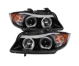 Spyder BMW E90 3-Series 06-08 Projector LED Halo Amber Reflctr Rplc Bulb Blk PRO-YD-BMWE9005-AM-BK for BMW 3-Series E9