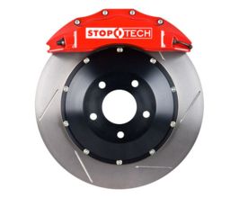 StopTech StopTech 08-11 BMW 335 Series BBK Front Red ST-60 Calipers 355x32 Slotted Rotors Pads and SS Lines for BMW 3-Series E9