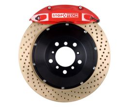 StopTech StopTech BBK 07-09 BMW 335i/335d Rear 345x28 Drilled 2pc Rotors ST-40 Red Calipers for BMW 3-Series E9