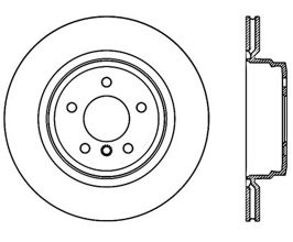 StopTech StopTech 07-12 BMW 335i / 06-08 335xi Rear Left Cryo Slotted Sport Brake Rotor for BMW 3-Series E9