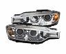 Anzo 2012-2015 BMW 3 Series Projector Headlights w/ U-Bar Chrome