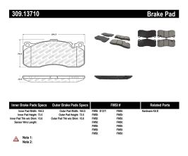 StopTech StopTech Performance 08-09 BMW 128i/135i Coupe Front Brake Pads for BMW 3-Series F