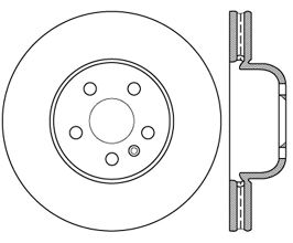 StopTech StopTech Slotted & Drilled Sport Brake Rotor for BMW 3-Series F