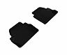 3D Mats 2014-2020 BMW 4 Series F32 Kagu 2nd Row Floormats - Black