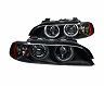 Anzo 1997-2001 BMW 5 Series Projector Headlights w/ Halo Black for Bmw 540i / 530i / 528i / 525i