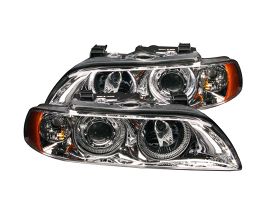 Anzo 1997-2001 BMW 5 Series Projector Headlights w/ Halo Chrome for BMW 5-Series E