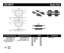StopTech StopTech Performance 00-04 BMW M5 E39 / 00-06 X5 / 03-05 Range Rover HSE Front Brake Pads for BMW 5-Series E