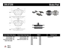 StopTech StopTech Performance Brake Pads for BMW 5-Series E