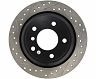 StopTech StopTech 01-03 BMW 525/530 Series / 96-03 540i / 96-00 528 Series Slotted&Drilled Right Rear Rotor for Bmw 540i / 530i / 528i / 525i