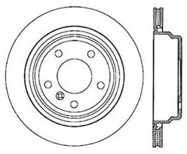 StopTech StopTech Drilled Sport Brake Rotor for BMW 5-Series E