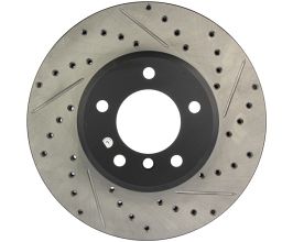 StopTech StopTech 04-07 BMW 525/530 Series / 08-09 528/535 Series Front Left Slotted & Drilled Rotor for BMW 5-Series E6